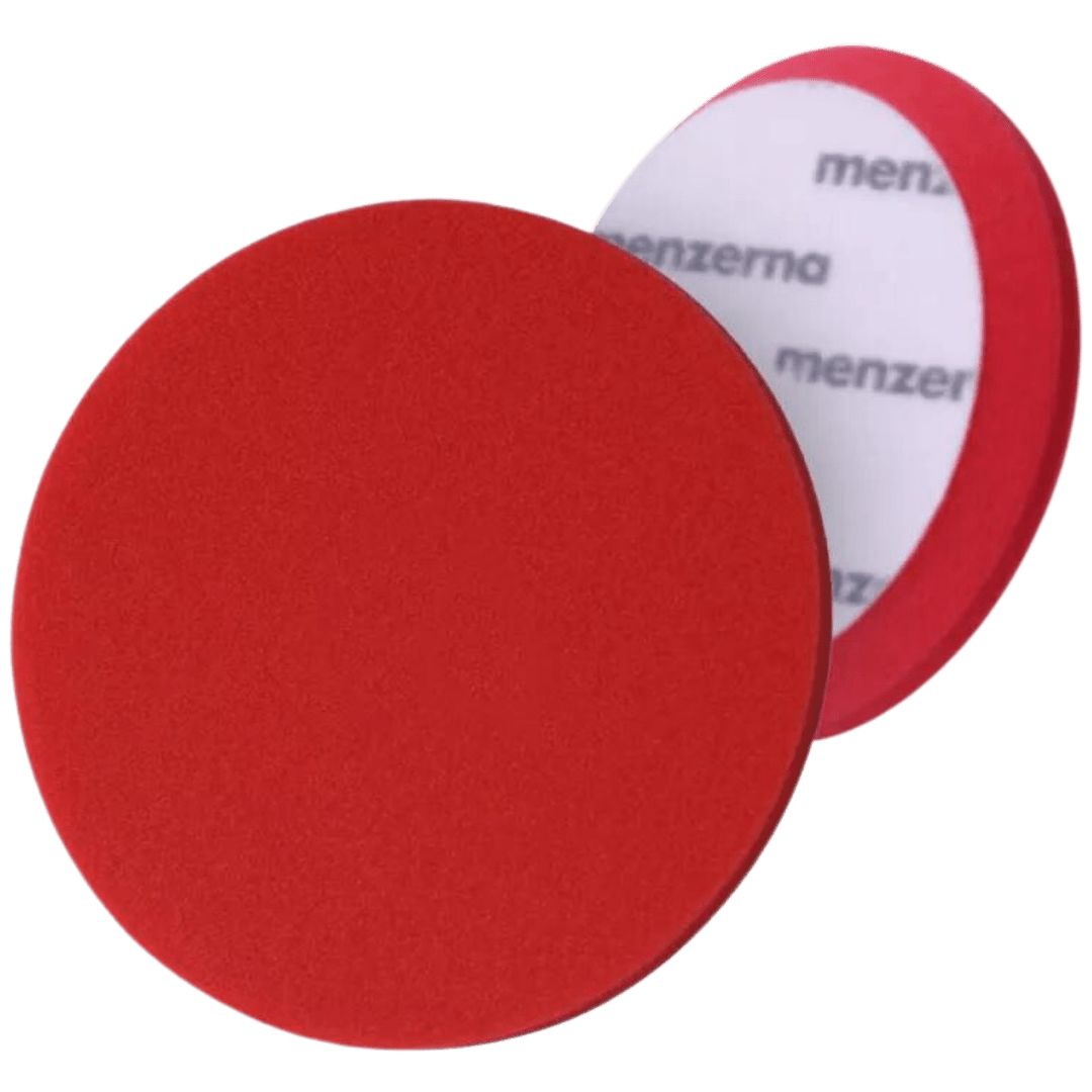 Das Menzerna Heavy Cut Foam Pad 150 Millimeter Polierpad von vorne und hinten