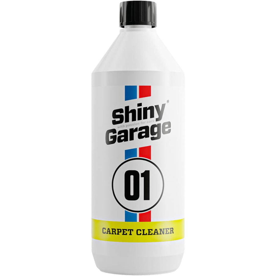 Die 1 Liter Flasche des Shiny Garage Carpet Cleaner Textilreiniger