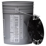 Work Stuff Bucket Grey - WHEELS + Separator Black