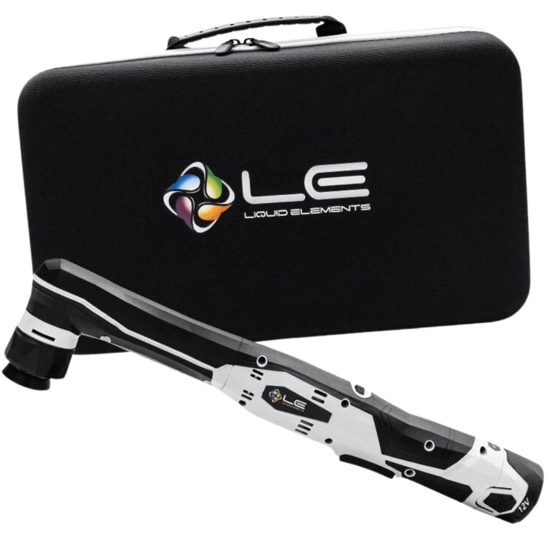 Die Liquid Elements A1000 V4 Mini Poliermaschine mit Koffer
