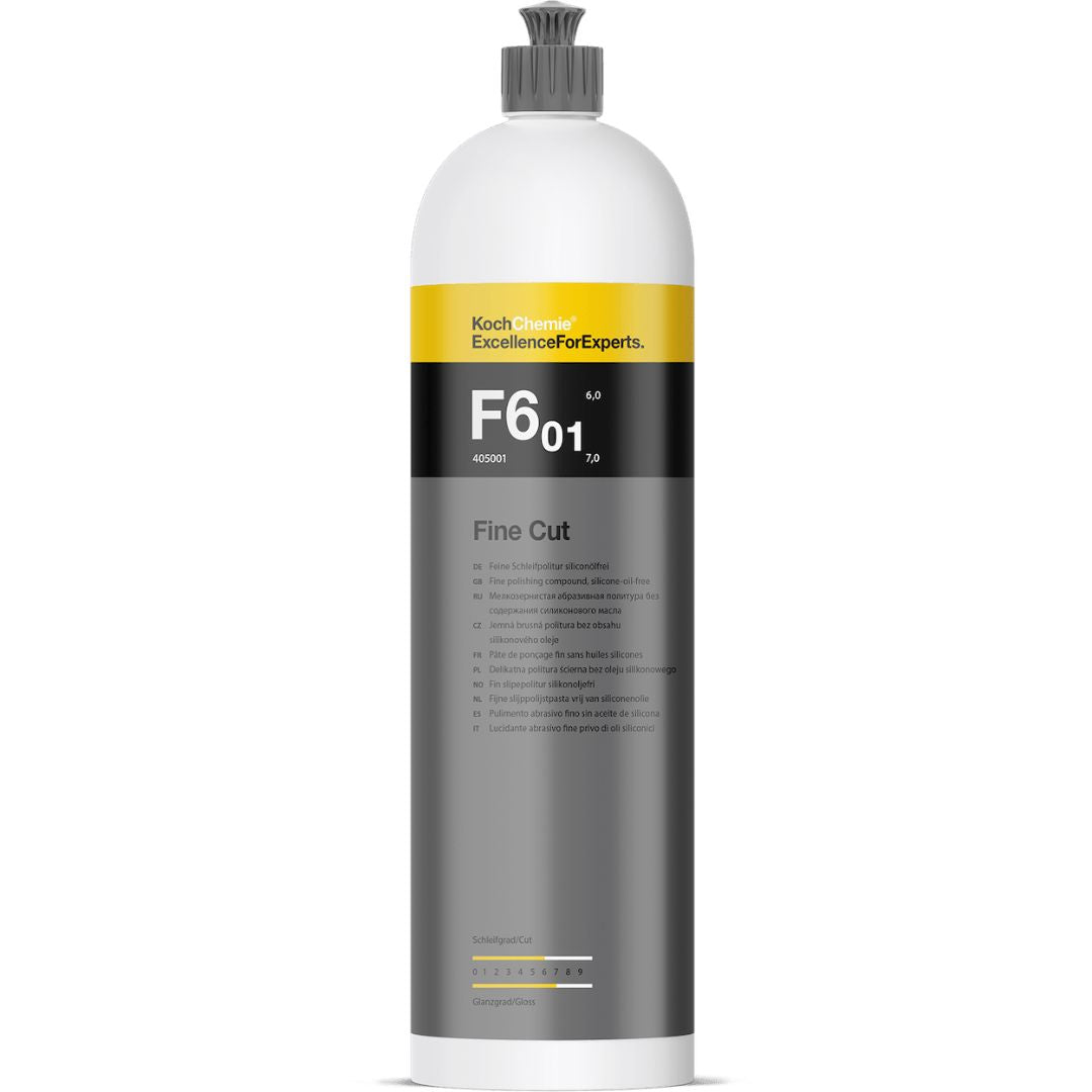Die 1 Liter Flasche der Koch Chemie Fine Cut F6.01 Politur