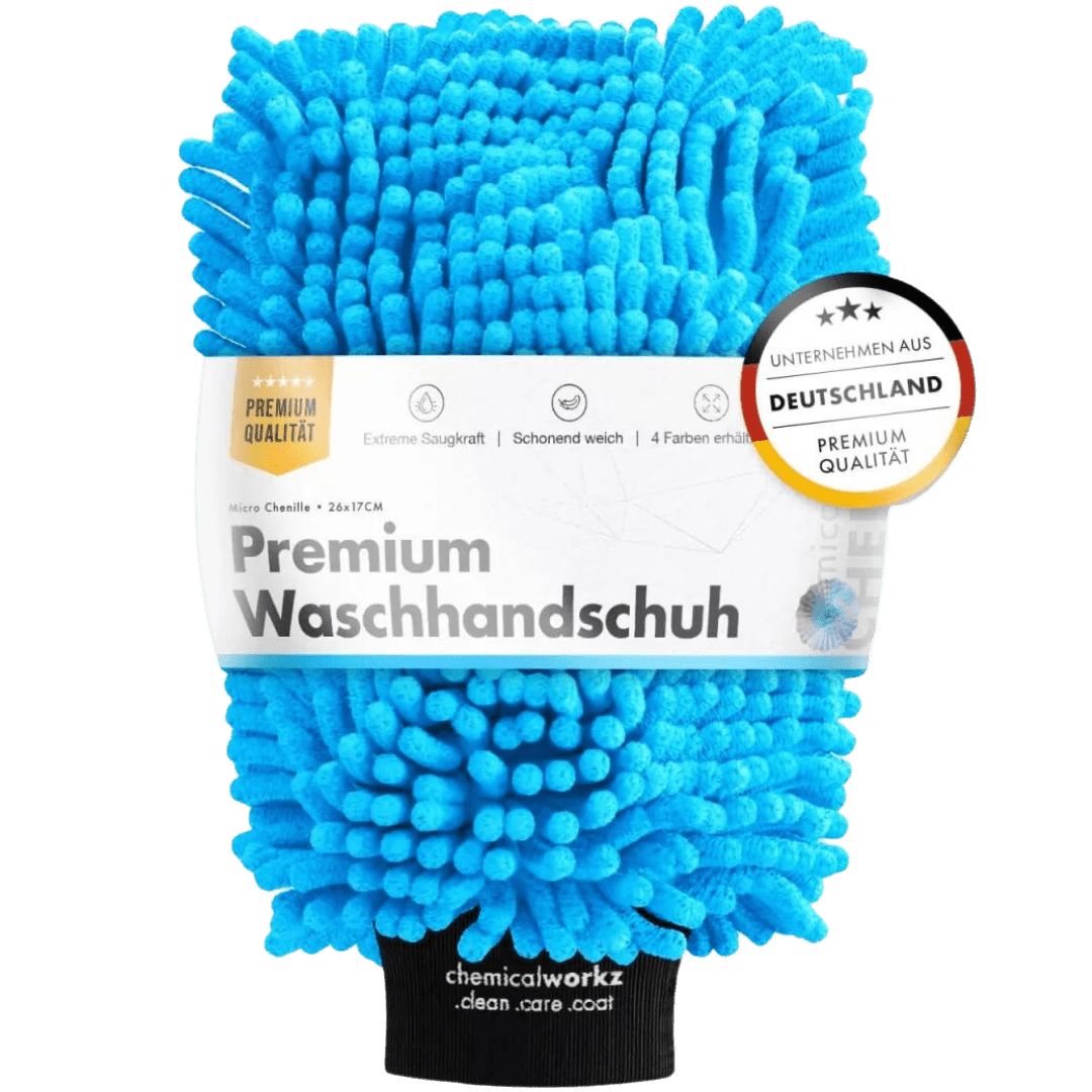 Mitt Chenille Blue | ChemicalWorkz Waschhandschuh Wash