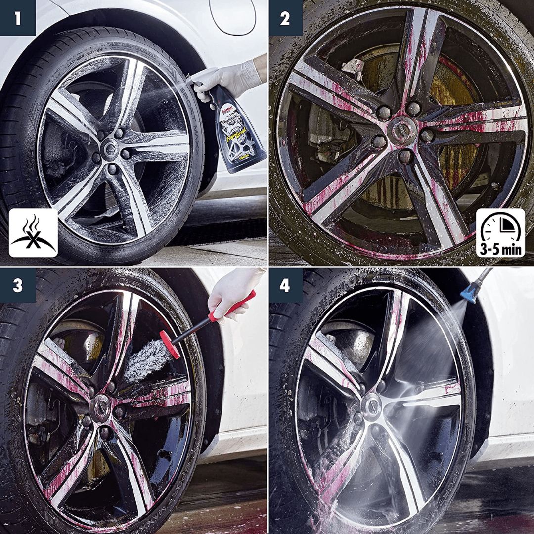 Eine Anleitung zum Gebrauch des Sonax FelgenBeast Felgenreiniger