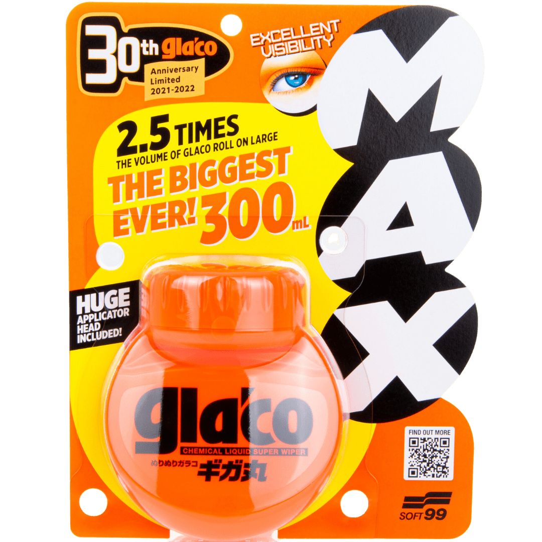 Die Verpackung der Soft99 Glaco Roll On Max Glasversiegelung