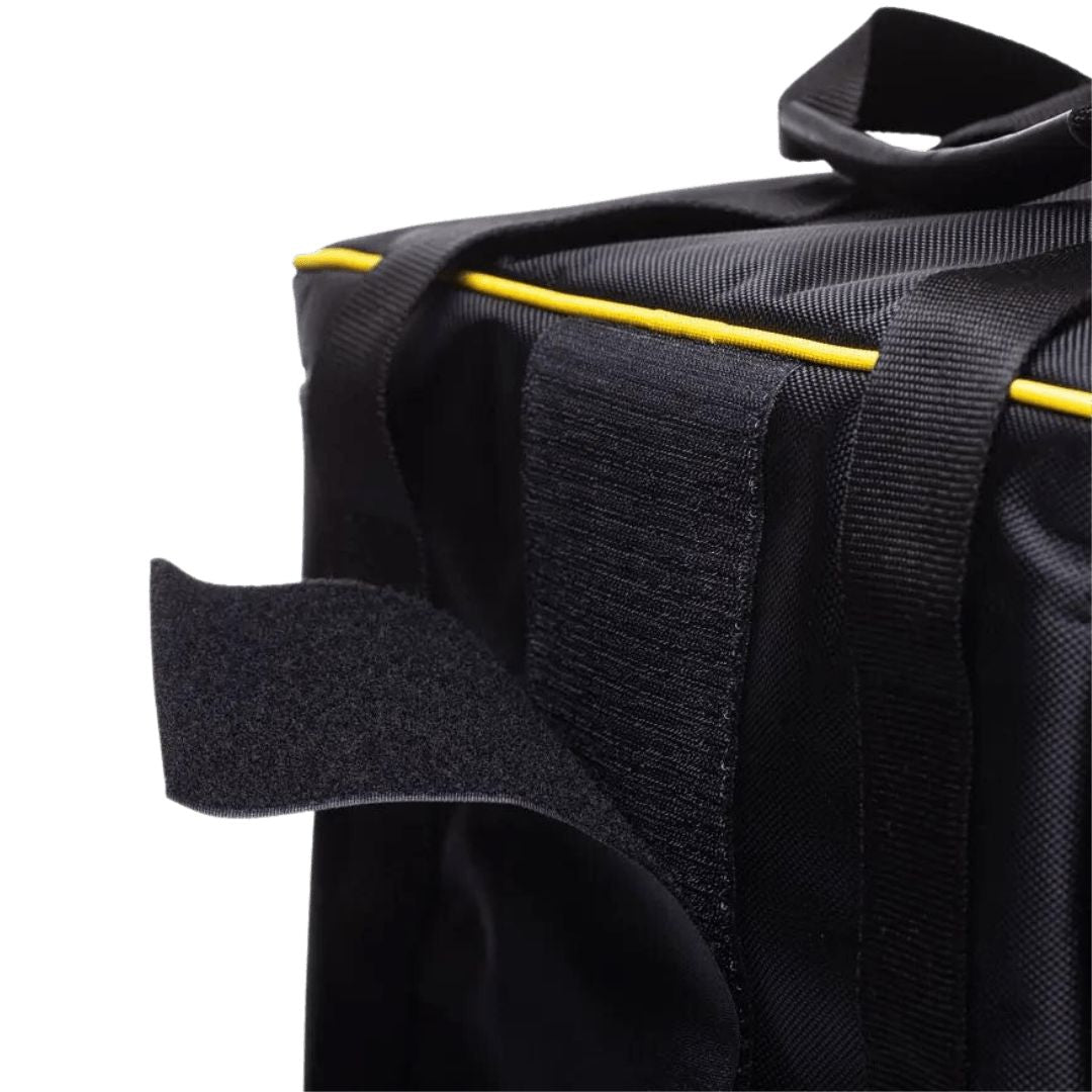 Trageschlaufen und Klettverschluss an der Work Stuff Work Bag