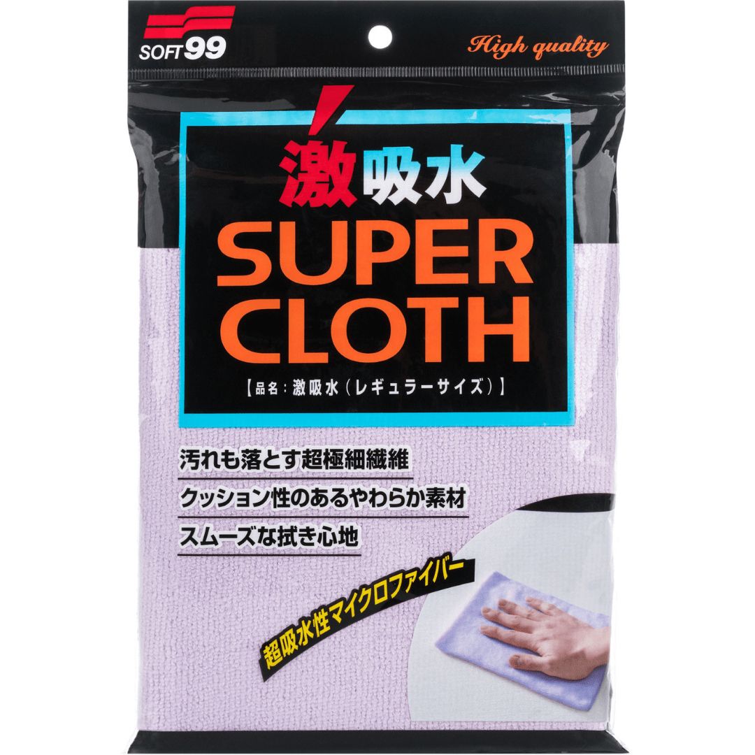 Die Verpackung von Soft99 Super Cloth Mikrofasertuch
