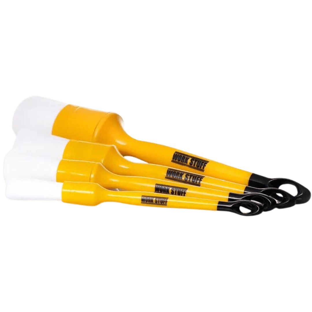 Vier Work Stuff Detailing Brush Albino Pinsel in allen Grössen von 16 bis 40 Millimeter