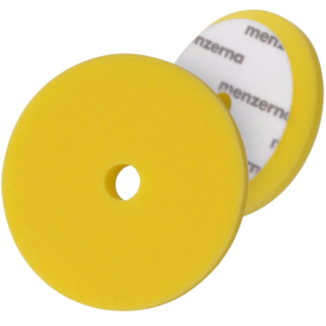 Das Menzerna Medium Cut Foam Pad 150 Millimeter Polierpad von vorne und hinten