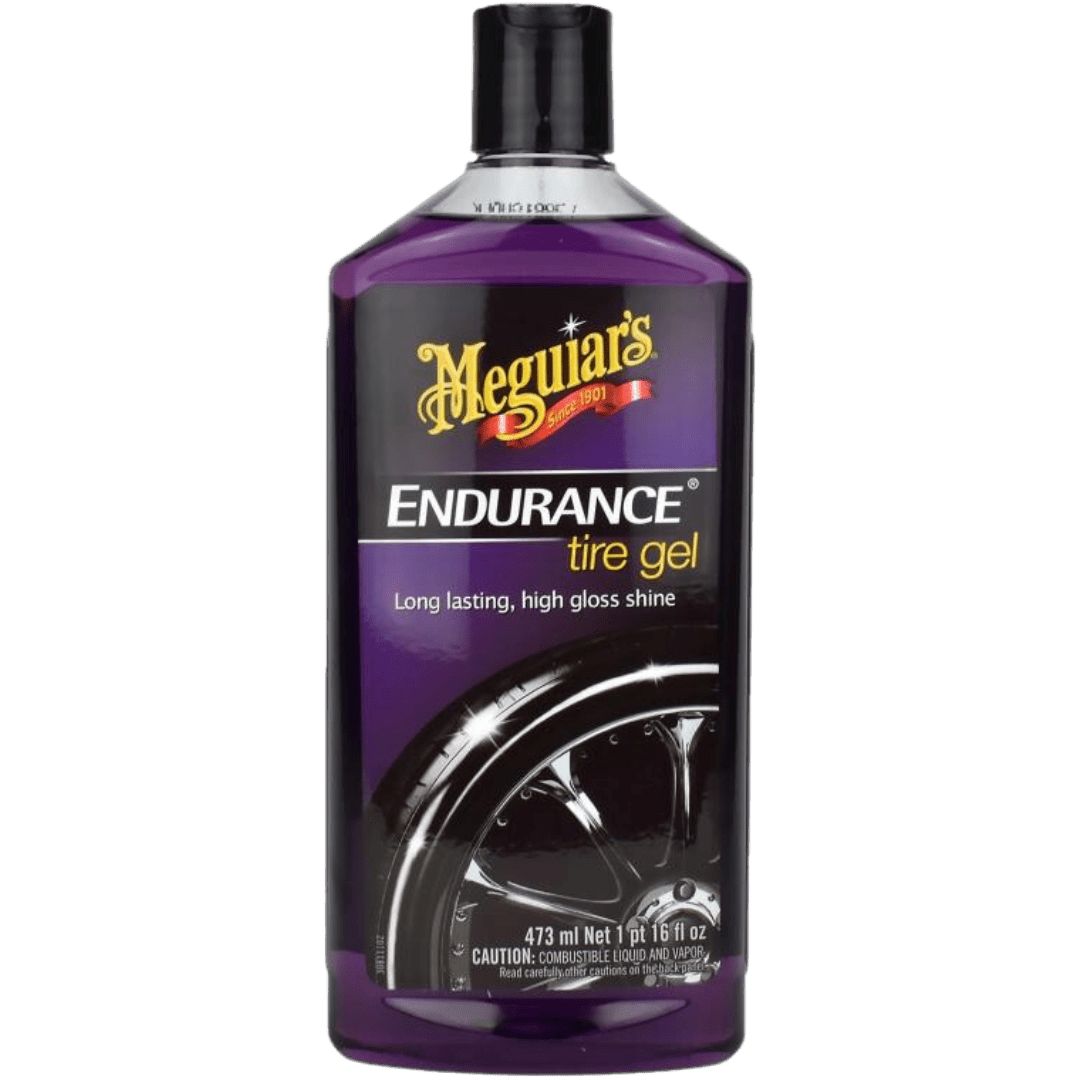 Die 473 Milliliter Flasche des Meguiars Endurance Tire Gel Reifenschwärzer