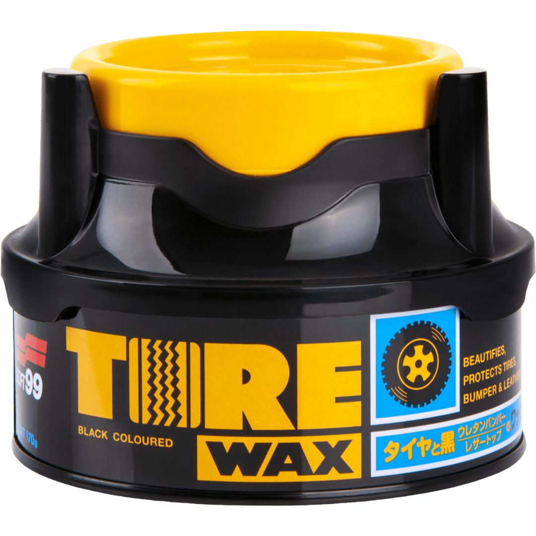 Die 170 Gramm Dose der Soft99 Tire Black Wax Reifenversiegelung