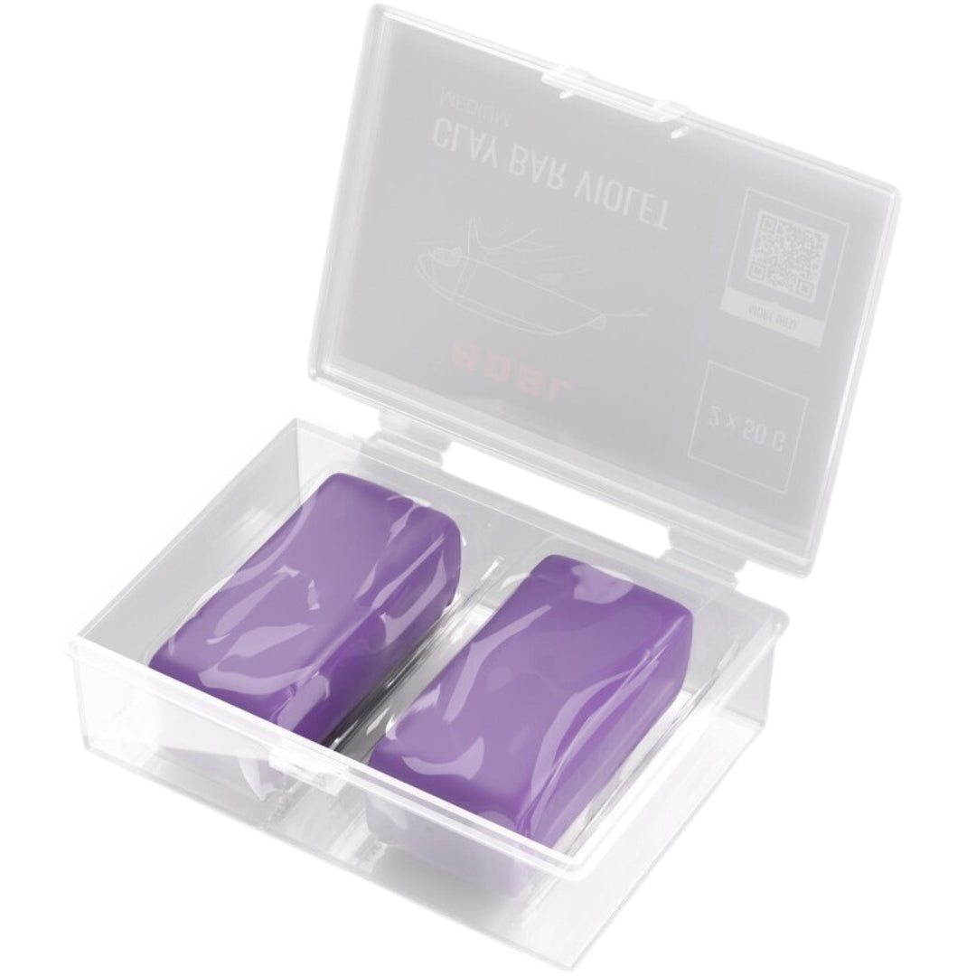 Die ADBL Clay Bar Violet Reinigungsknete in der Verpackung