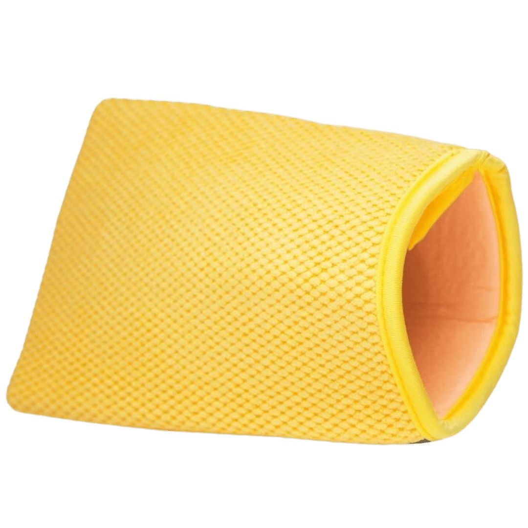 Der Work Stuff Clay Mitt von der gelben Seite aus