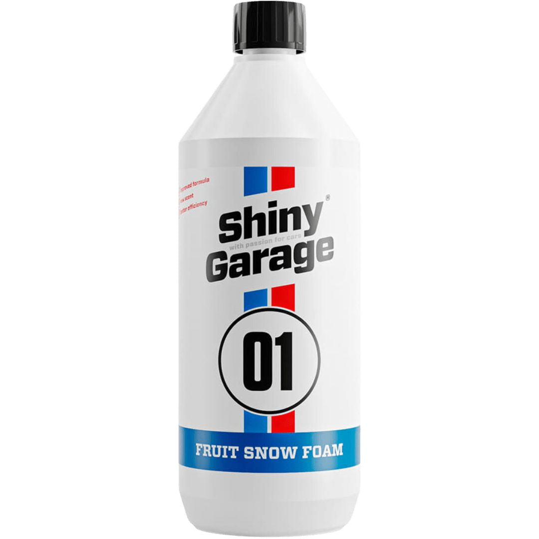 Die 1 Liter Flasche des Shiny Garage Fruit Snow Foam