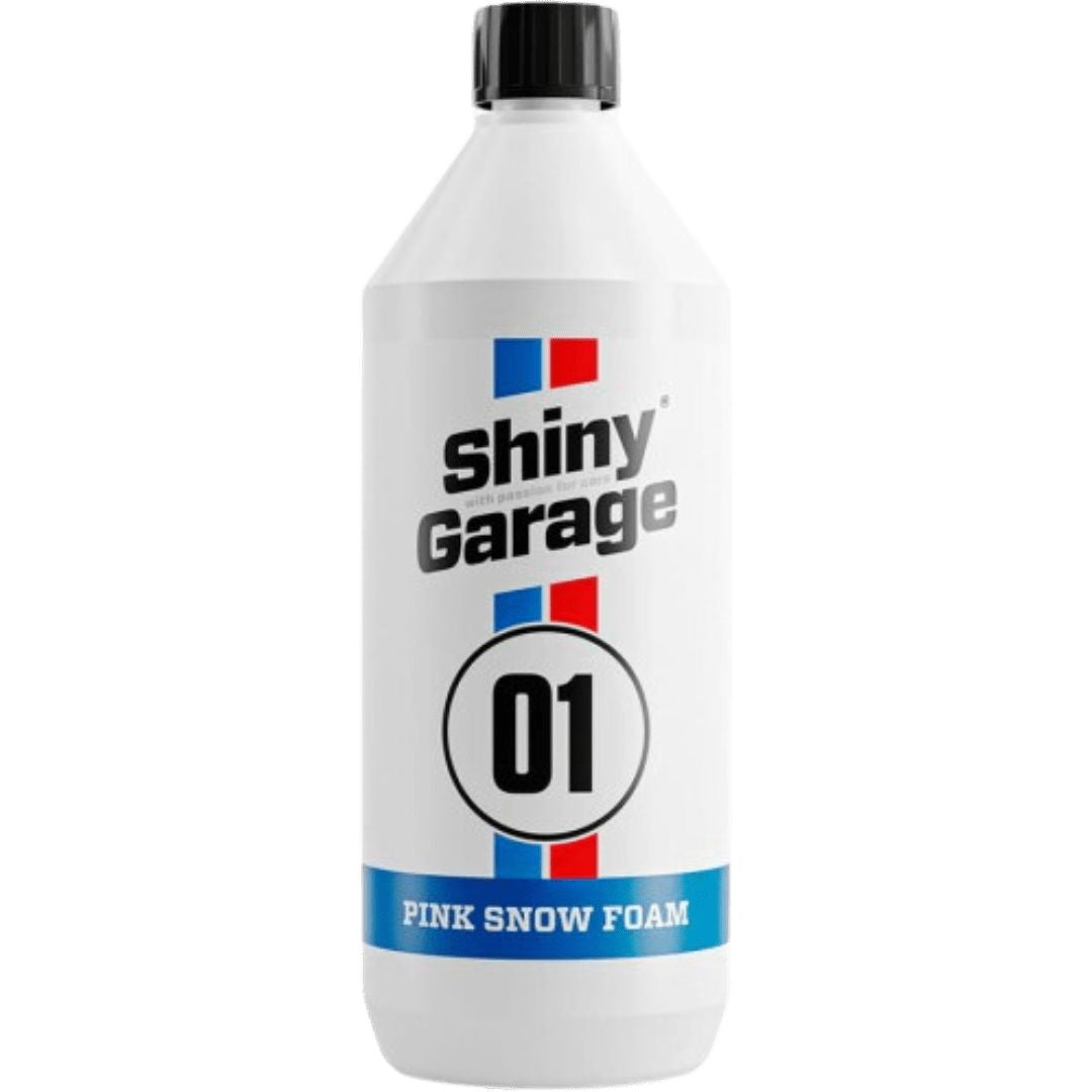 Die 1 Liter Flasche des Shiny Garage Pink Snow Foam