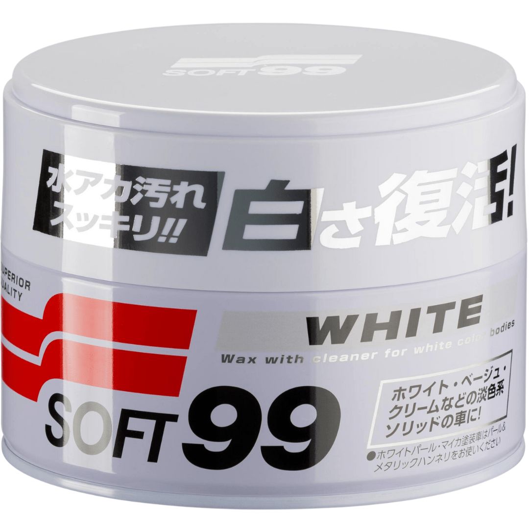 Die 350 Gramm Dose der Soft99 White Wax Wachsversiegelung