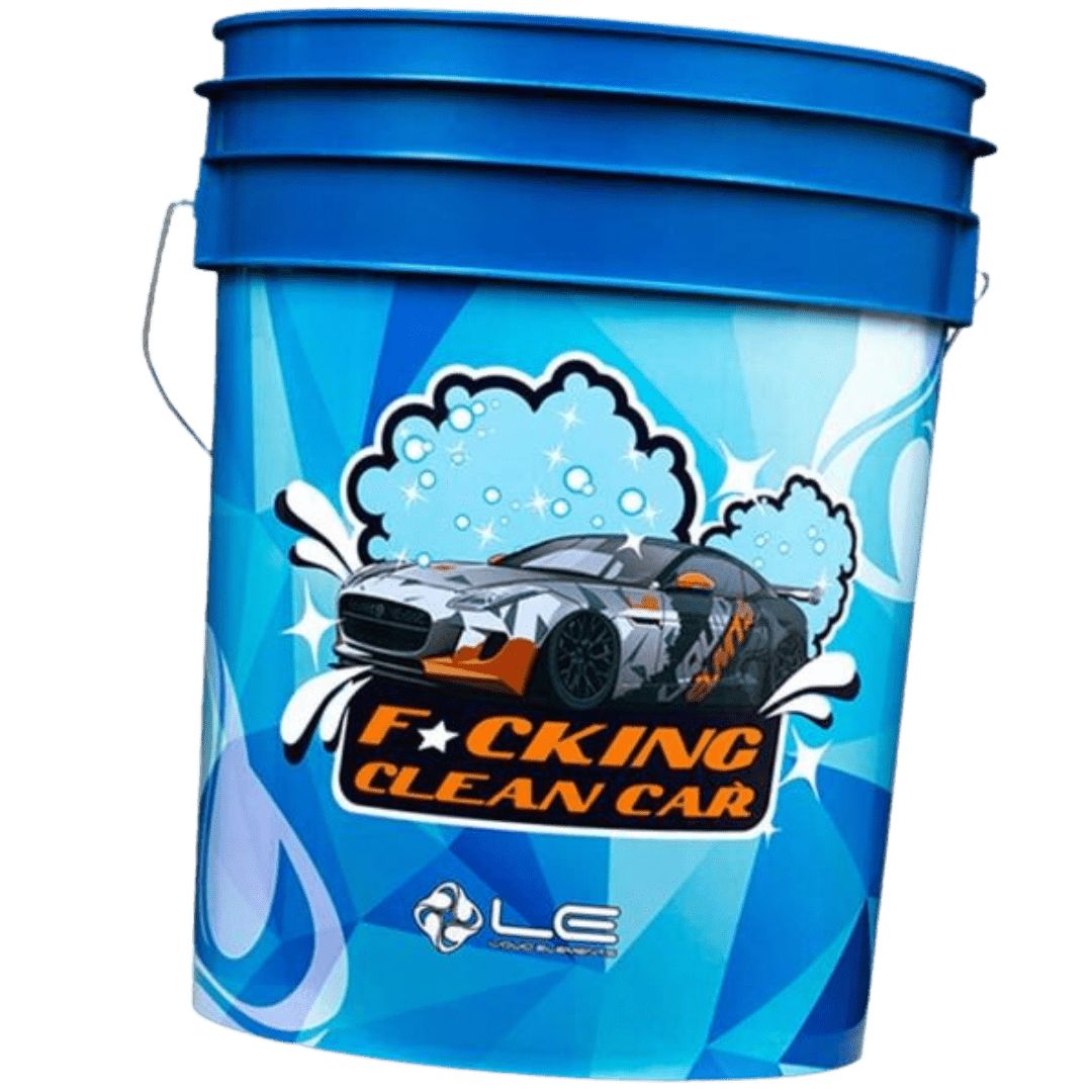 Der 20 Liter Liquid Elements CleanCar Wascheimer von vorne
