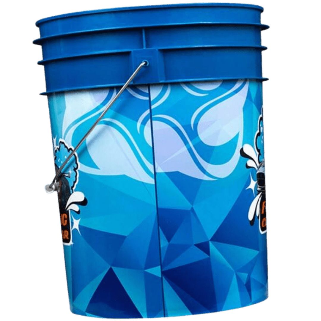 Der 20 Liter Liquid Elements CleanCar Wascheimer von hinten