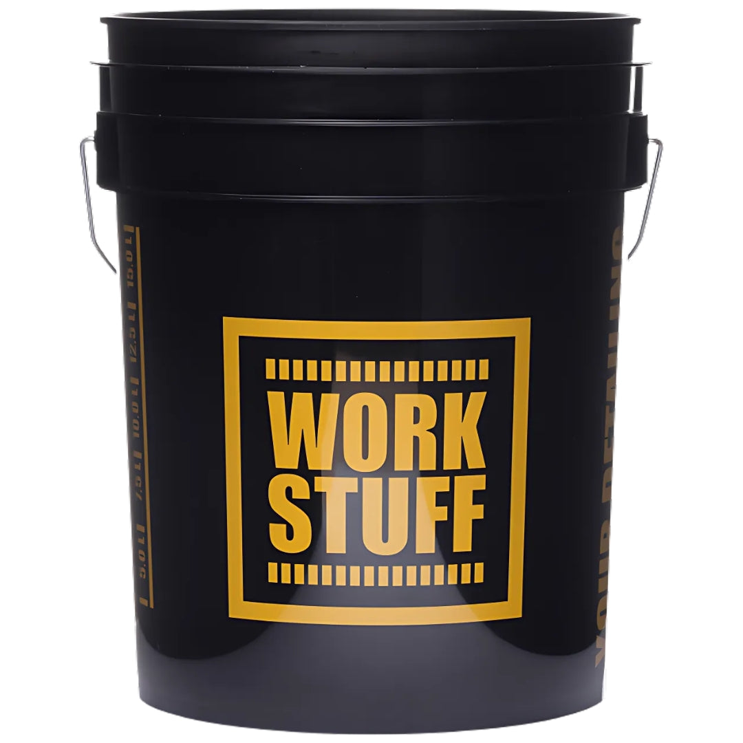 Work Stuff Bucket Black - RINSE + Separator Yellow