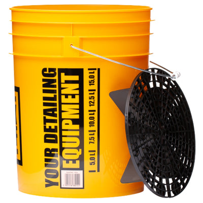 Work Stuff Bucket Yellow - WASH + Separator Black