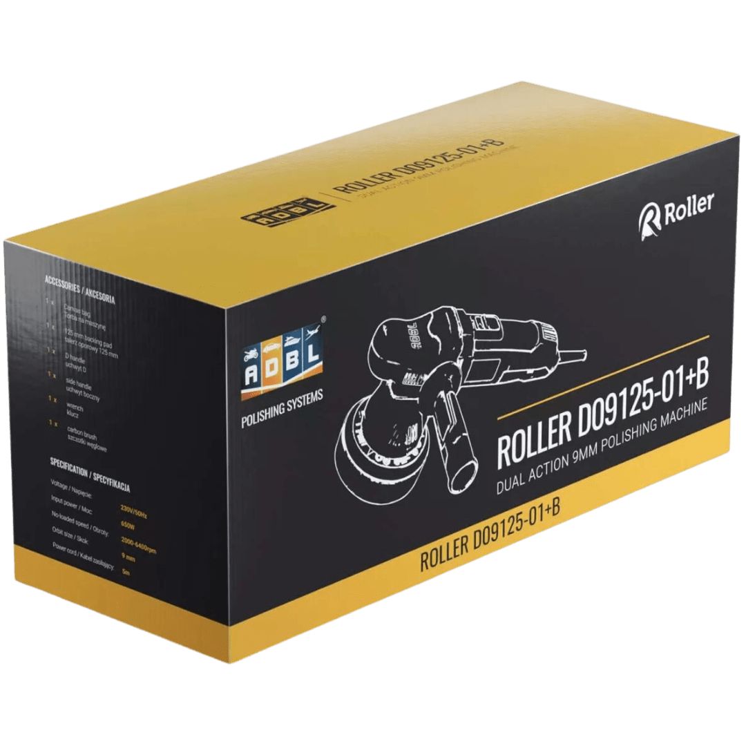 Die Verpackung der ADBL Roller D09125-01+B Exzenter Poliermaschine
