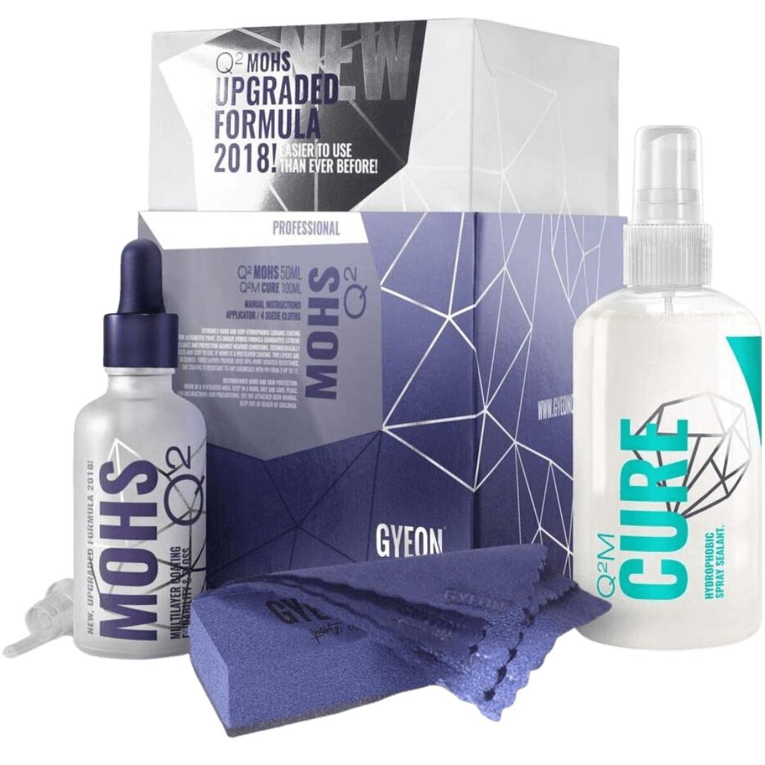 Die Gyeon Q² Mohs Keramikversiegelung mit Verpackung