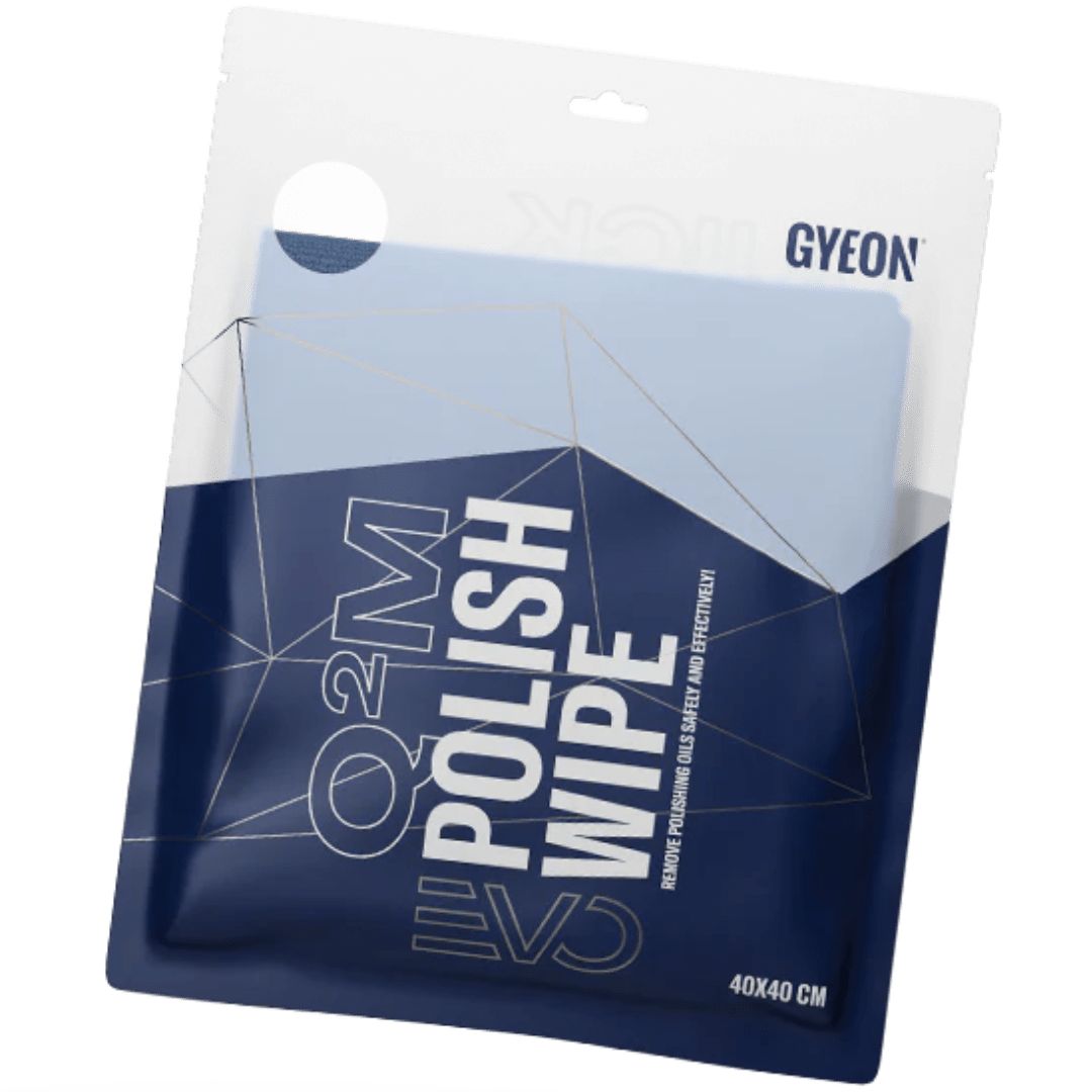 Die Verpackung des Gyeon Q²M Polish Wipe Poliertuch