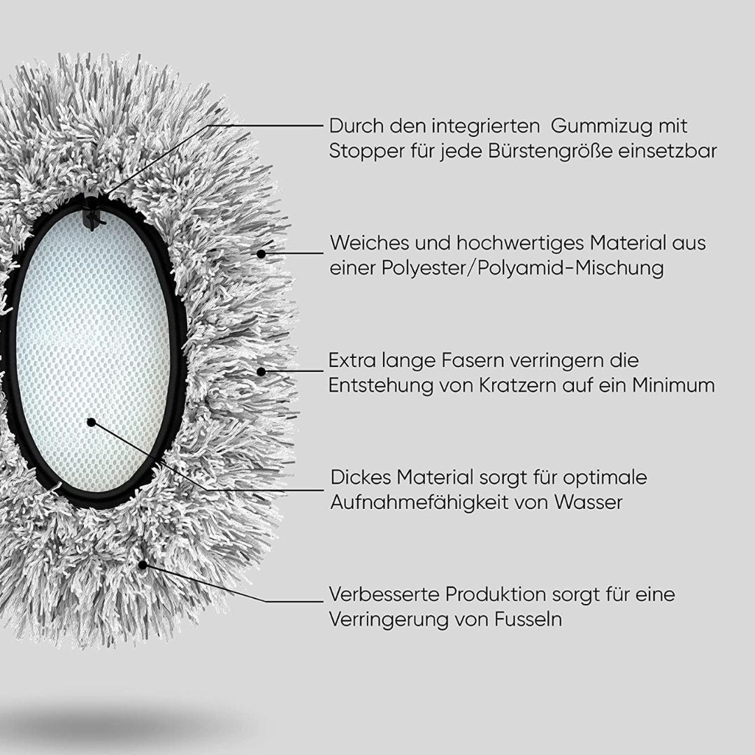 Die Eigenschaften des Andrado Brush Cover Premium Waschbürstenüberzug